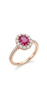 Anello Galli Pietro Gioielli Donna in Oro Zaffiro rosa 2466ZR